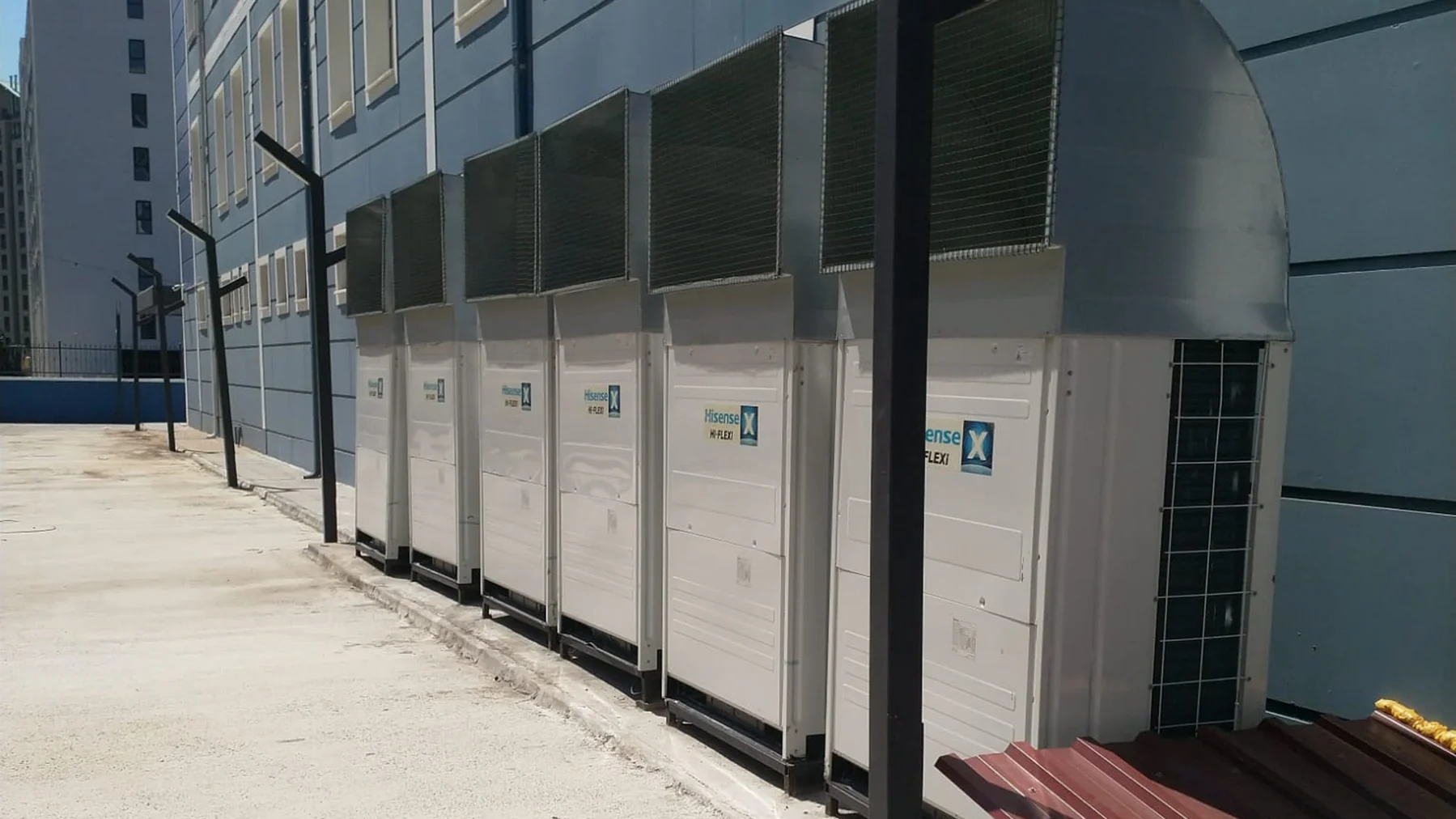 Çoklu VRF dış ünite yerleşimi