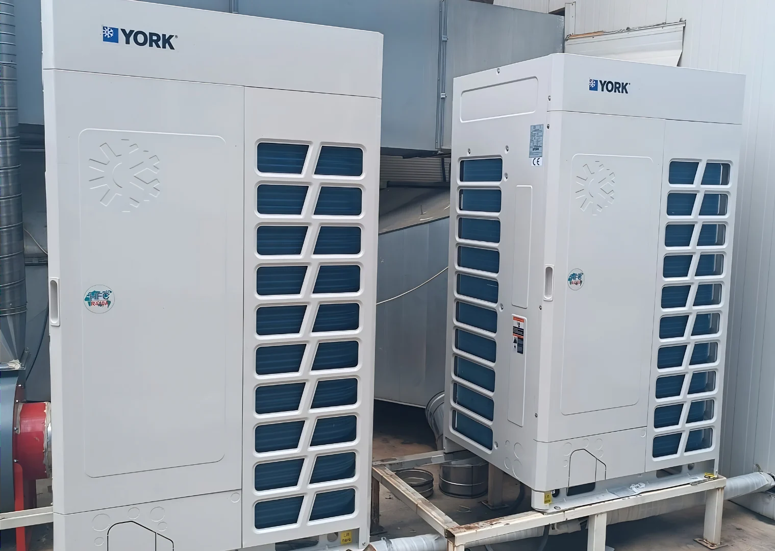 VRF dış ünite montaj detayı