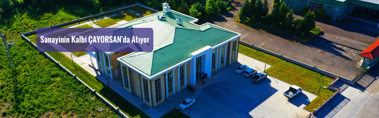 Çaycuma OSB ofis binasının dış görünümü