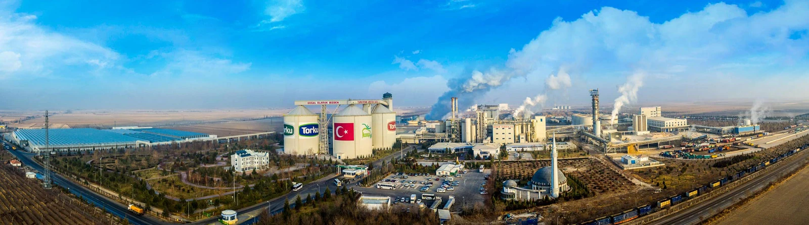 Çumra Şeker tesislerinin dış görünümü